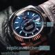 New Fake Rolex Sky Dweller Blue Dial Black Stainless Steel Men's Watch (6)_th.jpg